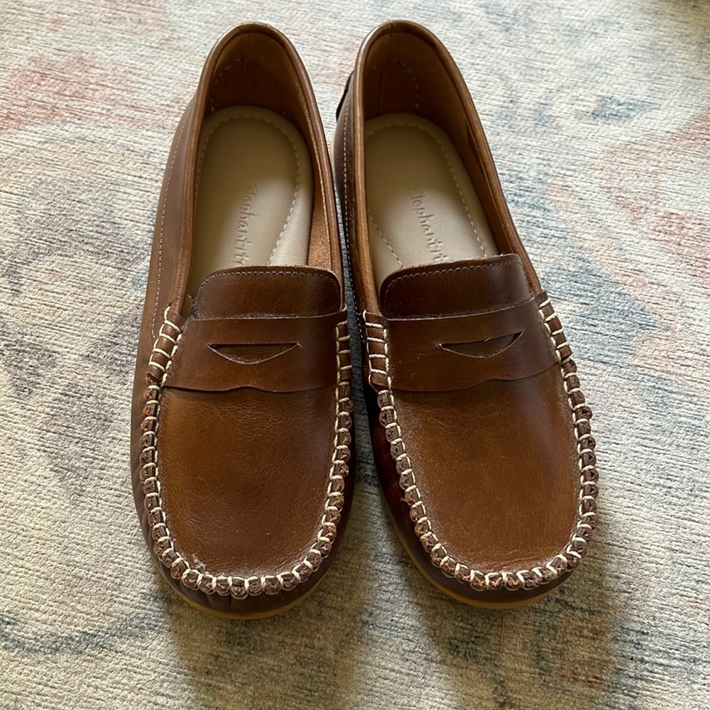 Elephantito Brown Kids Dress Shoes